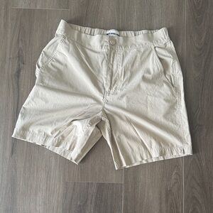 The Normal Brand Men's Khaki Shorts in Cream